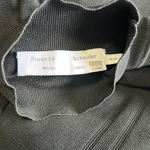 PROENZA SCHOULER Cutout knitted turtleneck sweater black PSWL Top Shirt Sz S - Picture 13 of 16